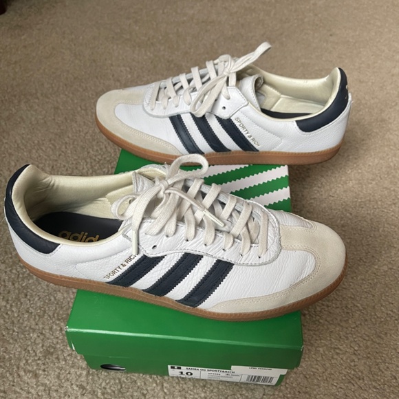Adidas Samba OG Sporty & Rich, Size 10, "White Legend Ink" - Picture 4 of 7
